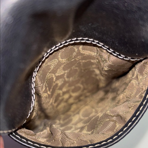 Coach Black Vintage Y2K Soho Wristlet Coach Black Leather Cell Phone Holder Y2K - Picture 14 of 16